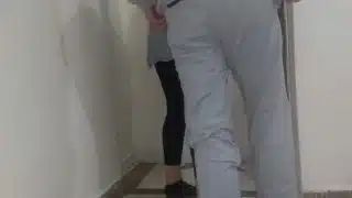 😉😉حوية ع سريع 💃🏼💃🏼جات لعندي جارتنا🧕🏻 مطلقة حويتها وهي واقفة وااااو ع طبون احححححححح🥵🥵🥵💦