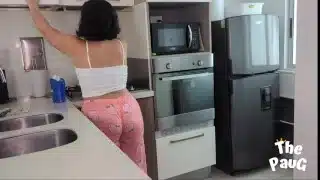 roommate fucks me hard in the kitchen – Thepaug