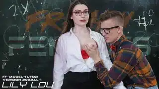 Freaky Fembots – College Nerd Explores His Sexuality With Busty Sex-Ed Robot Teacher Lily Lou