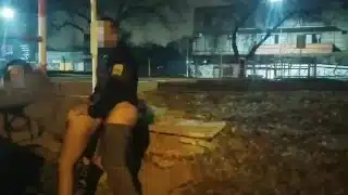 girl flashing naked in the street fucking in public voyeurs and caught by the police